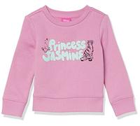 Amazon Essentials Disney | Marvel | Star Wars | Princess Sudadera de Forro Polar con Cuello Redondo y sin Cierre Niña, Princess Jasmine, 3 años