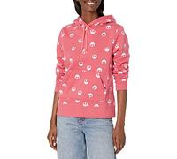 Amazon Essentials Disney | Marvel | Star Wars | Princess Sudaderas de Forro Polar con Capucha (Disponible en Tallas Grandes) Mujer, Rosa Star Wars Rebelde, 3XL Grande