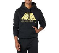 Amazon Essentials Disney | Marvel | Star Wars Sudadera con Capucha y Forro Sherpa Hombre, Logotipo de Star Wars, S