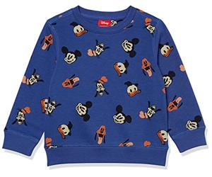 Amazon Essentials Disney | Marvel | Star Wars Sudaderas de Forro Polar con Cuello Redondo y sin Cierre Niño, Mickey Y Sus Amigos, 11-12 años