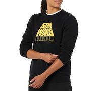 Amazon Essentials Disney | Marvel | Star Wars Suéteres de Cuello Redondo Hombre, Logotipo de Star Wars, XS