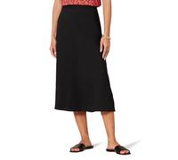 Amazon Essentials Falda Midi Georgette sin Forro Mujer, Negro, 40