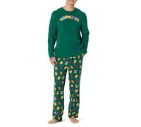 Amazon Essentials Harry Potter - DC Comics - Looney Tunes Conjunto de Pijama en Franela Hombre, Cartas de Hogwarts, XL
