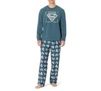 Amazon Essentials Harry Potter - DC Comics - Looney Tunes Conjunto de Pijama en Franela Hombre, Superman, XL