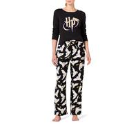 Amazon Essentials Harry Potter | Looney Tunes Conjunto para Dormir Ligero con Pantalón de Franela y Camiseta de Manga Larga Mujer, Hedwig de Harry Potter - Mujer, XXL