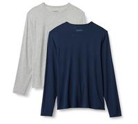 Amazon Essentials Hombre Camiseta Interior de Manga Larga, de Tela Modal, Supersuave