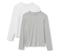 Amazon Essentials Hombre Camiseta Interior de Manga Larga, de Tela Modal, Supersuave