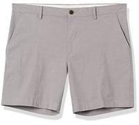Amazon Essentials Hombre Pantalón Corto Oxford Elástico, Cómodo, Ligero, de 18 Cm y Ajuste Entallado