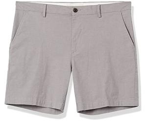 Amazon Essentials Hombre Pantalón Corto Oxford Elástico, Cómodo, Ligero, de 18 Cm y Ajuste Entallado