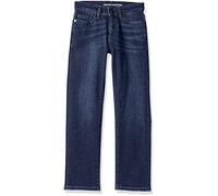 Amazon Essentials Jeans regulares de corte recto para niño, lavado oscuro, 12 ajustados