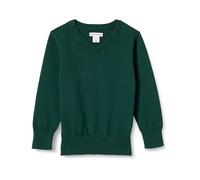 Amazon Essentials Jersey de Cuello en v y Algodón para Uniforme Unisex Niño, Verde Oscuro Mezcla, 8 años