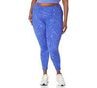 Amazon Essentials Leggings de longitud completa de tiro medio para el día a día y los entrenamientos Active Sculpt - colores interrumpidos Mujer, Multicolor Mármol, 5XL Grande