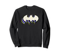 Amazon Essentials Logotipo de murciélago 3D de Batman de DC Comics Sudadera