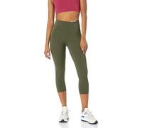 Amazon Essentials Mallas capri de talle alto Active Sculpt para entrenamiento y atletismo (disponibles en tallas grandes) Mujer, Verde Oliva, XXL