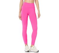 Amazon Essentials Mallas largas de talle alto Active Sculpt para entrenamiento con bolsillos (disponibles en tallas grandes) Mujer, Rosa Fluorescente, 5XL Grande