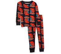 Amazon Essentials Marvel Conjuntos de pijamas ajustados, 2 Piezas Niño, Marvel El Hombre Araña, 6-7 años