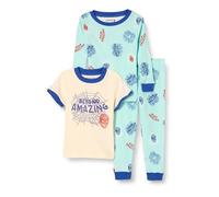 Amazon Essentials Marvel Conjuntos de pijamas ajustados, 3 Piezas Niño, Estampado Del Hombre Araña de Marvel, 9 años