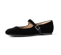 Amazon Essentials Merceditas Mujer, Negro Terciopelo, 38.5 EU