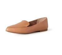Amazon Essentials Mocasín Plano Mujer, Camel Cuero de Imitación, 35.5 EU