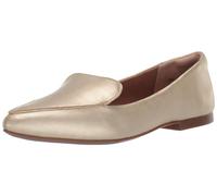 Amazon Essentials Mocasín Plano Mujer, Dorado, 41.5 EU Ancho