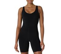 Amazon Essentials Mono Corto Deportivo FormFlex, Suave, con Sujetador Incorporado Mujer, Negro, S