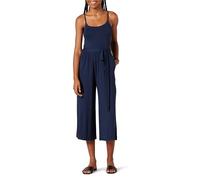Amazon Essentials Mono Holgado de Punto con Pernera Ancha y más Corta Mujer, Azul Marino, XS