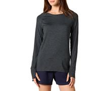Amazon Essentials Mujer Camisa de Cuello Caja de Manga Larga, Elástica, Técnica y de Tejido Cepillado (Disponible en Tallas Grandes)