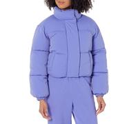Amazon Essentials Mujer Chaqueta Acolchada y Recortada con Cremallera Completa (Acolchado Mate o Forro Polar)