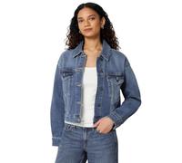 Amazon Essentials Mujer Chaqueta Vaquera Corta de Ajuste Relajado y Baja Elasticidad