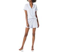 Amazon Essentials Mujer Conjunto de Pijama Corto con Cuello de Solapa de Modal de Algodón, Ropa de Descanso Cómoda (Disponible en Tallas Grandes)