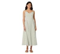 Amazon Essentials Mujer Vestido Midi de Popelina de algodón con Tirantes Delgados Fit & Flare
