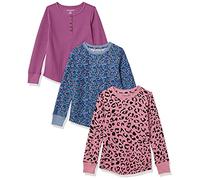 Amazon Essentials Niñas Camiseta térmica de Punto de Manga Larga