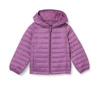 Amazon Essentials Niñas Chaqueta Acolchada con Capucha, Plegable, Ligera y Resistente a la Lluvia