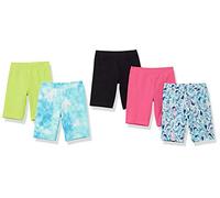 Amazon Essentials Niñas Pantalón Corto de Ciclismo de Altura Media