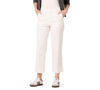 Amazon Essentials Pantalón Caqui de Talle Alto Ajustado hasta el Tobillo y Pierna Ancha Mujer, Cáscara De Huevo, 50 Corto