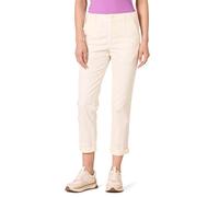 Amazon Essentials Pantalón Caqui de Talle Alto y Ajuste Regular hasta el Tobillo y Pierna cónica Mujer, Cáscara De Huevo, 46 Corto