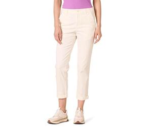 Amazon Essentials Pantalón Caqui de Talle Alto y Ajuste Regular hasta el Tobillo y Pierna cónica Mujer, Cáscara De Huevo, 40-42 Corto
