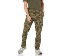 Amazon Essentials Pantalón Cargo, elástico y de Corte Ajustado (Disponible en Tallas Grandes y Largos Especiales) Hombre, Verde Camuflaje, 34W / 30L