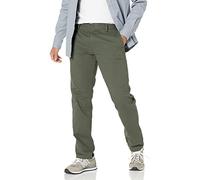 Amazon Essentials Pantalón Chino con Parte Delantera Plana Resistente a las Arrugas de Corte Ceñido Hombre, Verde Oliva Oscuro, 36W / 30L