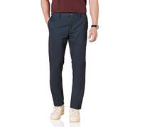 Amazon Essentials Pantalón Chino con Parte Delantera Plana Resistente a Las Arrugas de Corte Ceñido Hombre, Azul Marino, 36W / 30L