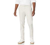 Amazon Essentials Pantalón chino elástico de corte ajustado, resistente a las arrugas, con parte delantera lisa Hombre, Piedra, 36W / 28L