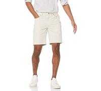 Amazon Essentials Pantalón Corto Ajustado en Tejido elástico con 5 Bolsillos y Entrepierna de 22,8 cm Hombre, Piedra, 38W