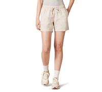Amazon Essentials Pantalón corto de mezcla de lino con cordón de entrepierna de 5 pulgadas para mujer (disponible en tallas grandes), color crudo, talla XL