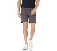 Amazon Essentials Pantalón corto elástico con corte recto, 5 bolsillos y entrepierna de 17,8 cm Hombre, Gris Oscuro, 40W