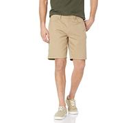 Amazon Essentials Pantalón corto elástico con corte recto, 5 bolsillos y entrepierna de 22,9 cm Hombre, Marrón Caqui, 33W