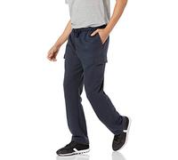 Amazon Essentials Pantalón de Chándal Cargo de Forro Polar y Corte Holgado con Bajo Abierto Hombre