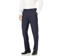 Amazon Essentials Pantalón de Vestir Elástico Resistente a Las Arrugas y con Corte Clásico Hombre, Azul Marino, 36W / 28L