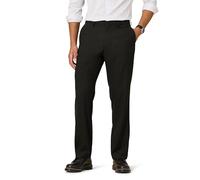 Amazon Essentials Pantalón de Vestir Elástico Resistente a Las Arrugas y con Corte Clásico Hombre, Negro, 36W / 32L