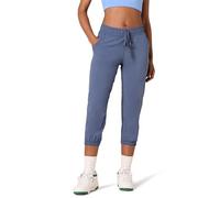 Amazon Essentials Pantalón Deportivo Corto de Tejido Elástico de Rendimiento Mujer, Azul Sombra Nocturna, XL