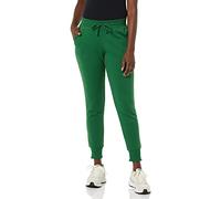 Amazon Essentials Pantalón Deportivo de vellón para Mujer (Disponible en Tallas extragrandes), Color Verde Oscuro, Talla XL